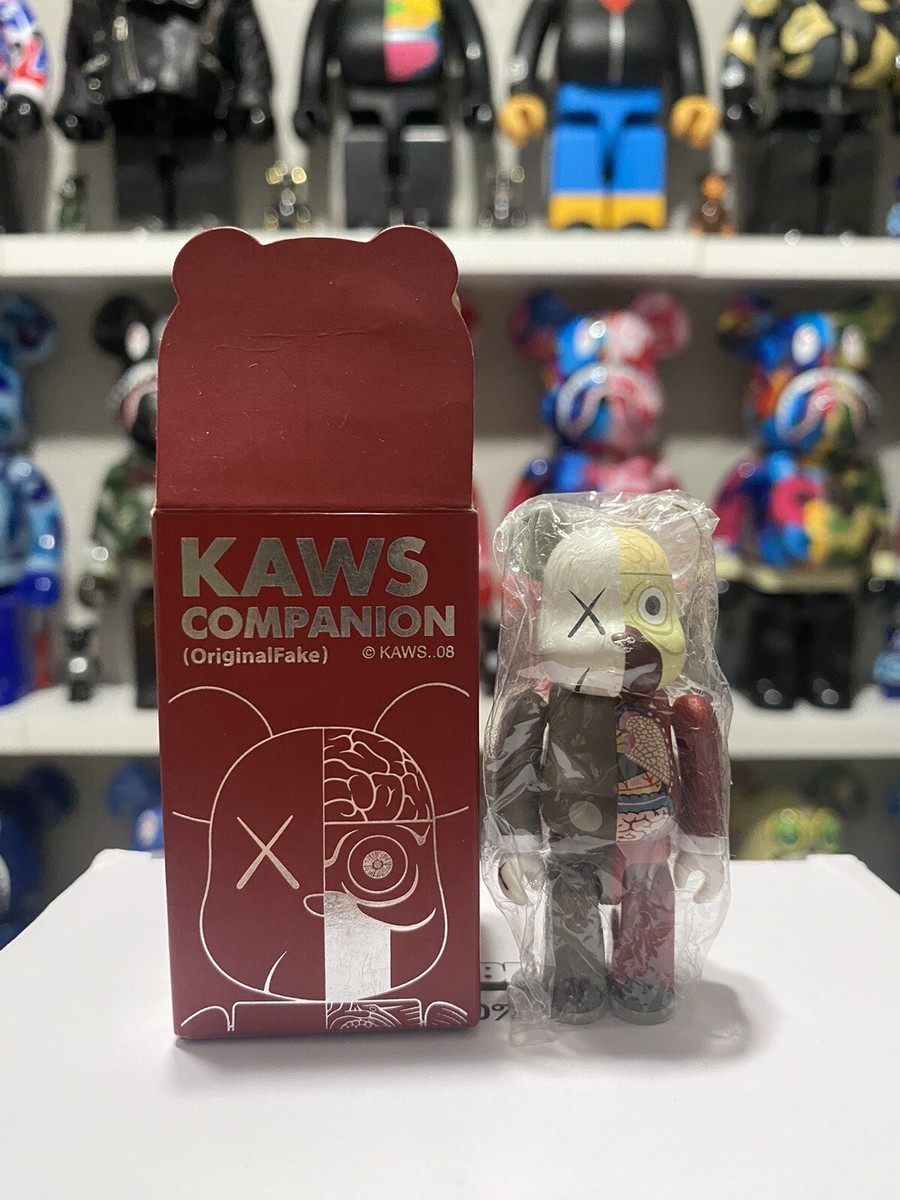 KAWS 100% Bearbrick Dissected Brown Be@rbrick Medicom Toy | eBay