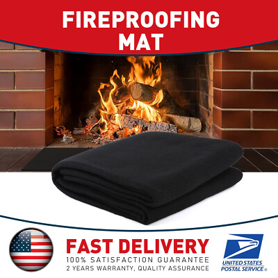 40x40'' Reusable Under Grill Mat BBQ Grilling Pad Folding Floor Absorbent Oil Pad