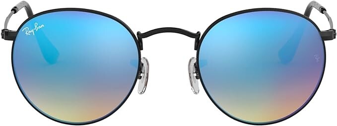 RB3447 002/64 50◽︎21 Ray-Ban RB3447 002/4O 50 Round Blue Gradient Flash Sunglasses | eBay