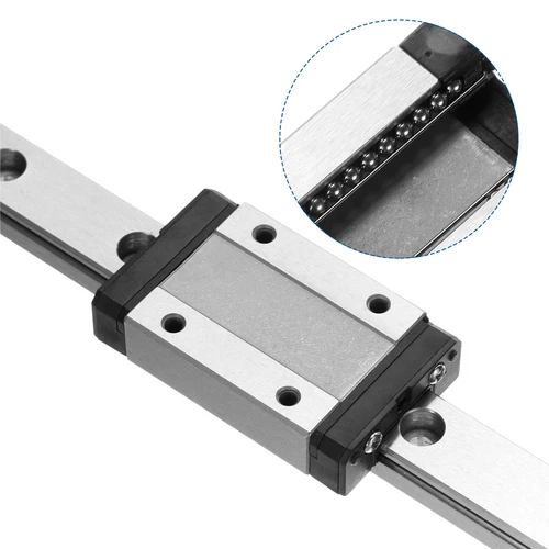 MGN12 100mm Linear Guide Rail with MGN12H Carriage Block for 3D Printer, Black - Picture 4 of 7