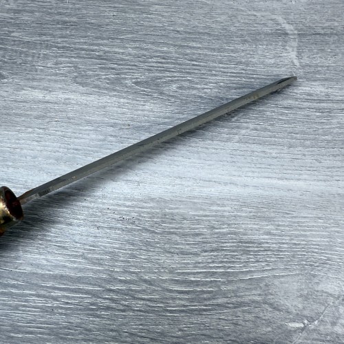 Vintage Craftsman 6" File Single Cut w/ Wood Handle 10.5"L Overall Stained - Picture 8 of 10