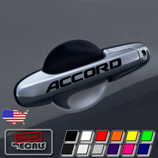 4x Black Door Handle Decal Stickers For Accord Si Turbo Type S R Jdm 4x Black Door Handle Decal Stickers For Accord Si Turbo Type S R Jdm