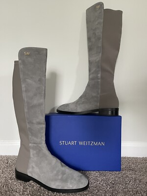 NEW!! $695 Stuart Weitzman Keelan City Knee High Boot Flannel Size