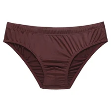 Men's Bikini Underpants Breathable Briefs Boxer Low-rise Nylon Shorts Underwear