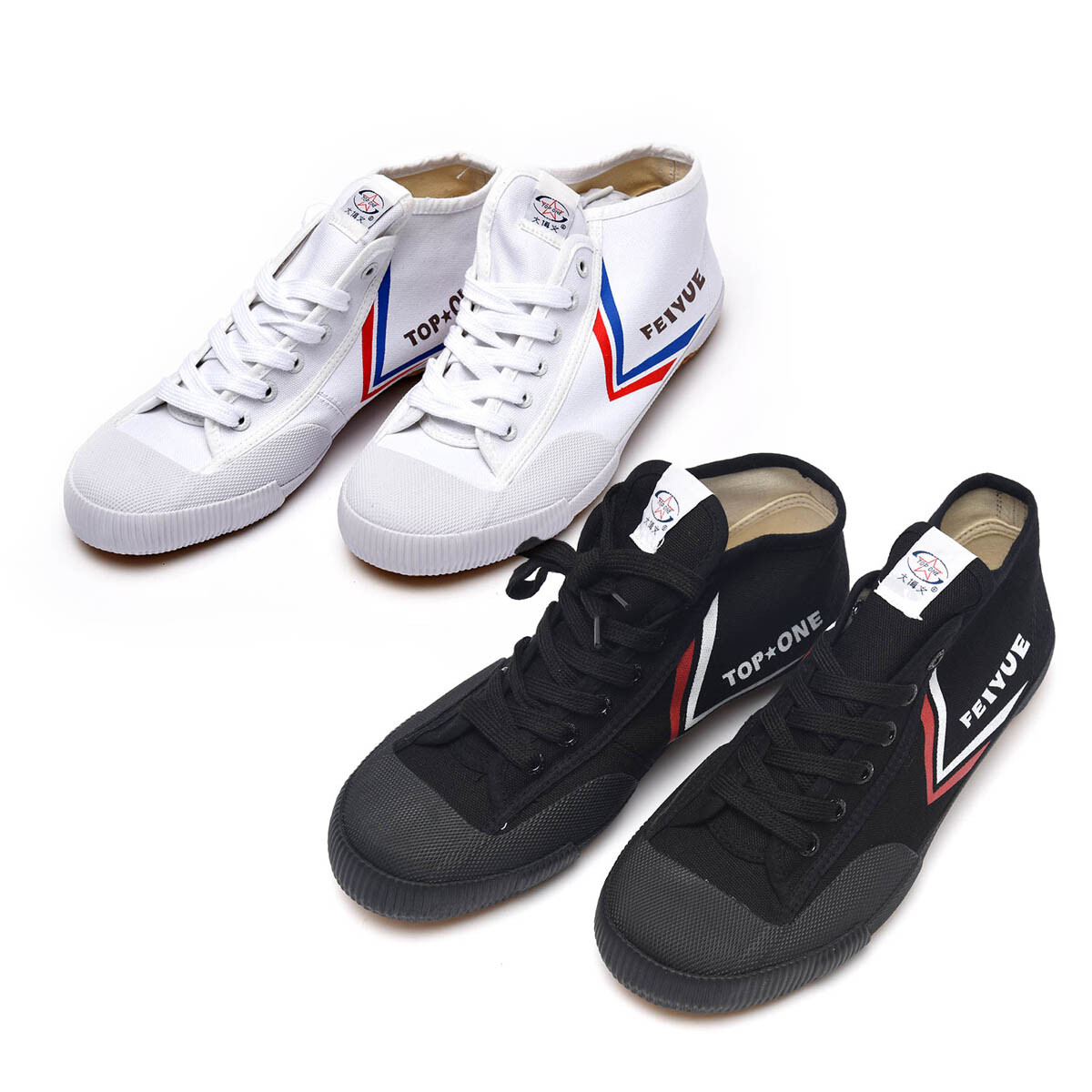 feiyue high top shoes black