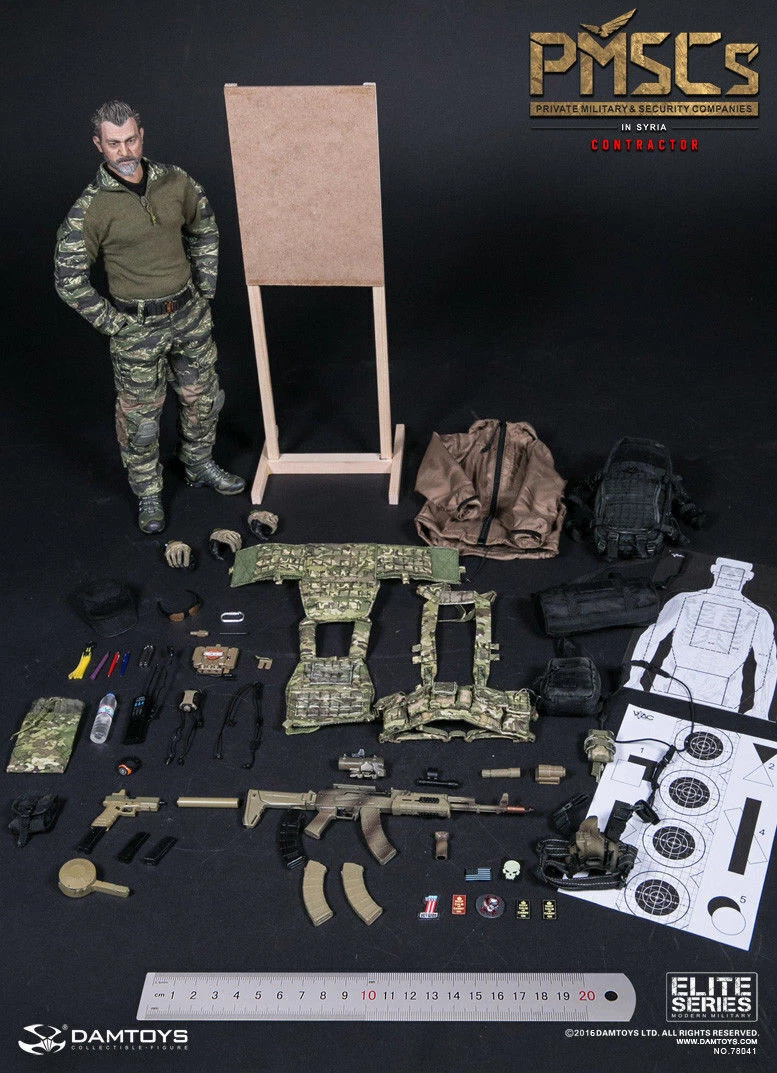 本日終了DAMTOYS 1/6 PMSCs Private Military DAMTOYS Pmscs Security Companies Contractor In Syria 1/6 Soldier