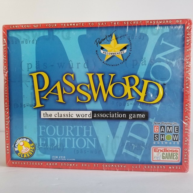 Password 5th Edition Board Game Quick Pick Word Association Travel