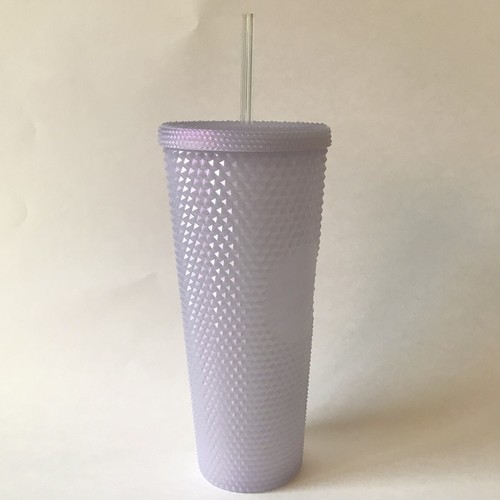 Starbucks 2021 Holiday Icy Lilac Purple Bling Studded Cold Cup Tumbler 24 oz 9" - Bild 7 von 9