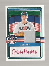 K10) 2023 Panini USA Stars & Stripes Chase Bentley Red Auto Patch SP RC