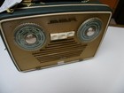 RADIO VINTAGE collection SBR 1956 BELG - CUIR FONCTION GO-PO A LAMPES