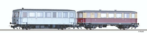 H0 Triebwagen CvT 135 mit Beiwagen Cpostv-35 DRG Ep.II Tillig 70020 | Zustand: Neu