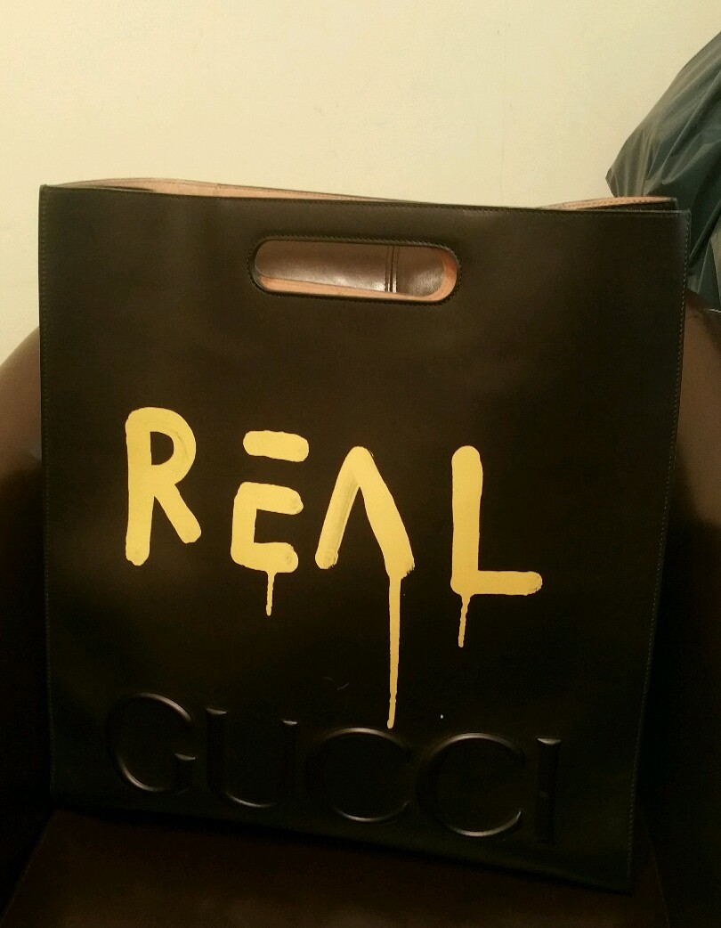 Gucci Ghost Graffiti Tote, NEW | eBay