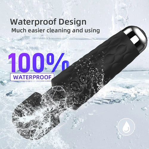 Masajeador de mano varita vibratoria 20 velocidades mágico motor de terapia de cuerpo completo - Imagen 7 de 16