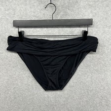 La Blanca Swim Bottoms Womens Size 12 Black Full Coverage Bikini Briefs