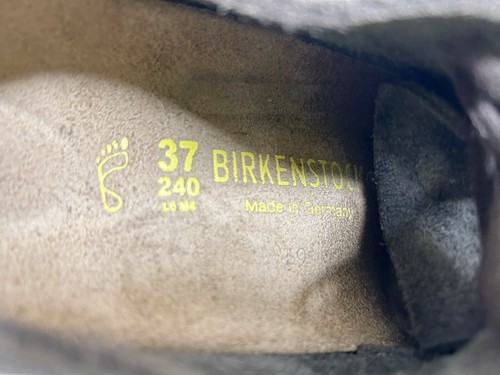 Zoccoli stringati Birkenstock Dundee Montana cachi scamosciati taglia 37 - Foto 7 di 7