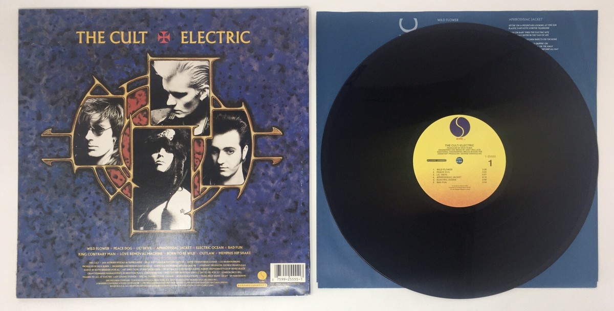 THE CULT “Electric” Vinyl Record Album LP 1987 OG Sire