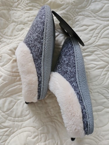 NEW. Sonoma Goods For Life® Women's Cozy Clog Slippers Gray Medium 7-8 $28 NEW - Picture 5 of 6