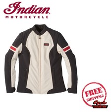 Genuine Indian Motorcycle Women's Textile Zeo Jacket Black New