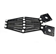 12 Fold Hole Locator Multi Template Tool Ruler Drill Guide For Ceramic Tile