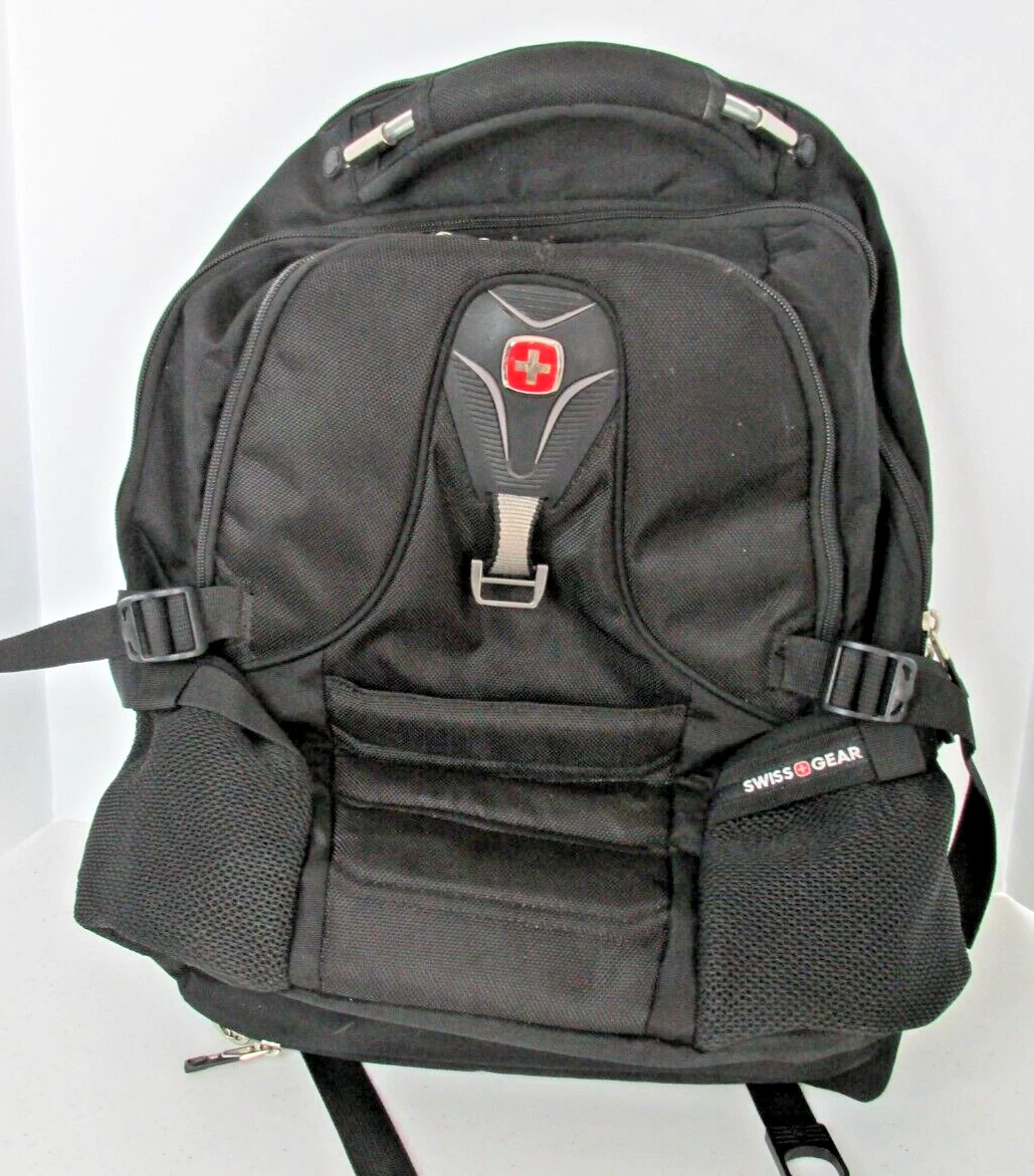 Swiss Gear Black Backpack School Travel Heavy Duty Padded Laptop Air Flow  SA2769