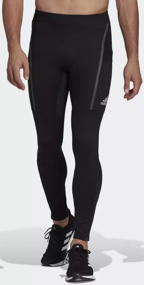 NWT adidas Mens Saturday Running Tights Compression Black 2XL H58573