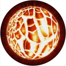 Slipmat Slip Mat Pad for any 12" DJ Turntable LP Record Player Felt BURNT OUT