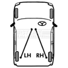 Handbrake Cable Parking Rear/Left FOR FREELANDER 2 2.0 2.2 06->14 L359