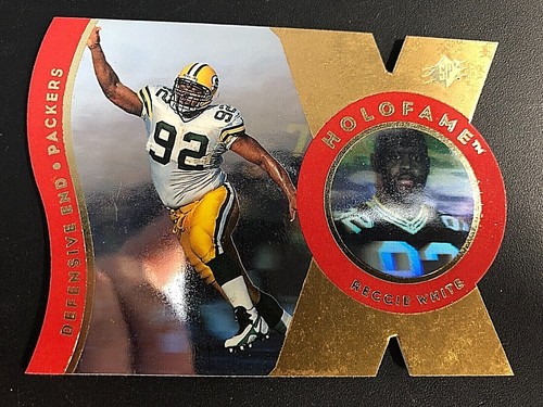 REGGIE WEISS 1996 Oberdeck SPx HOLOFAME Holoview GESTANZTE Karte #10 PACKER