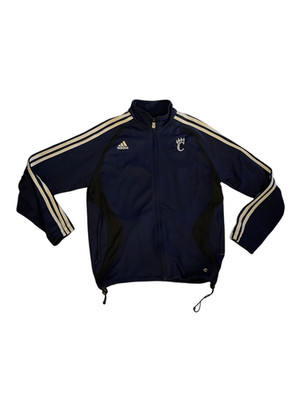 ADIDAS CHESAPEAKE TRACK JACKET MENS SIZE SMALL BLUE VARSITY