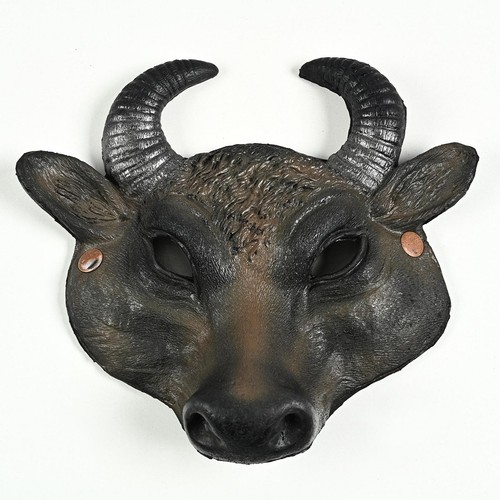 Bull Cosplay Mask Photo Props Buffalo Mask Theatrical Stage Performance Show - Picture 3 of 7