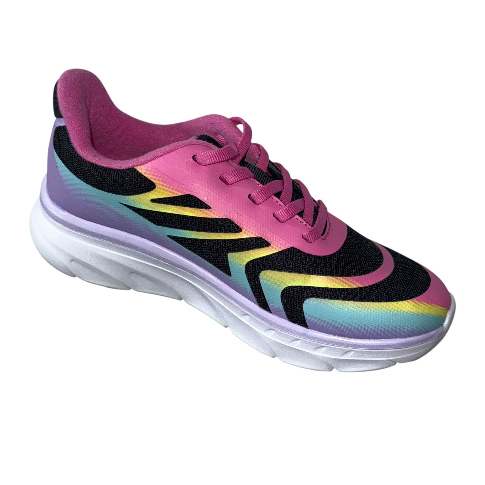Sneakers for Youth Girls The Children's Place Rainbow Running SZ/5 Y