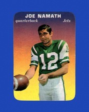 1970 Topps Glossy Inserts Set-Break # 29 Joe Namath EX-EXMINT *GMCARDS*