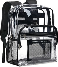 Clear Backpack Heavy Duty - Clear Bookbag Large See Through Backpack Plastic Tra