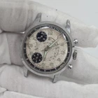 Vintage Mens Swiss Endura Sport Manual Wind Chronograph Wrist Watch Panda AS-IS
