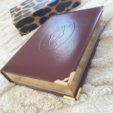Must de Cartier Vintage Book Godron Love Chain Trinity Santos Buffs Wood Diabolo