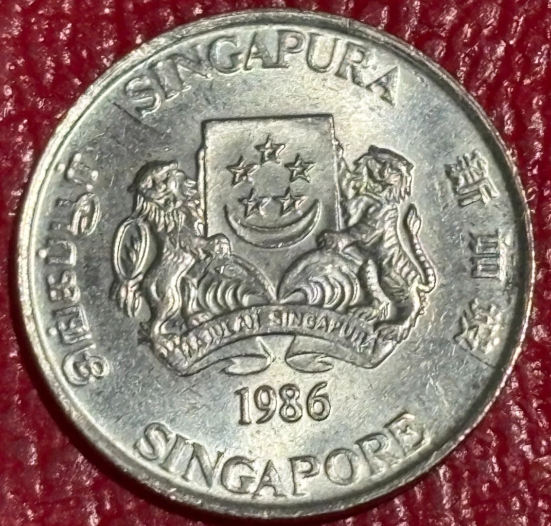 未曾流通1986 新加坡硬币| eBay