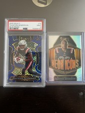 2025 Panini Select Football TreVeyon Henderson Blue Prizm Rookie Card /249 Psa 9