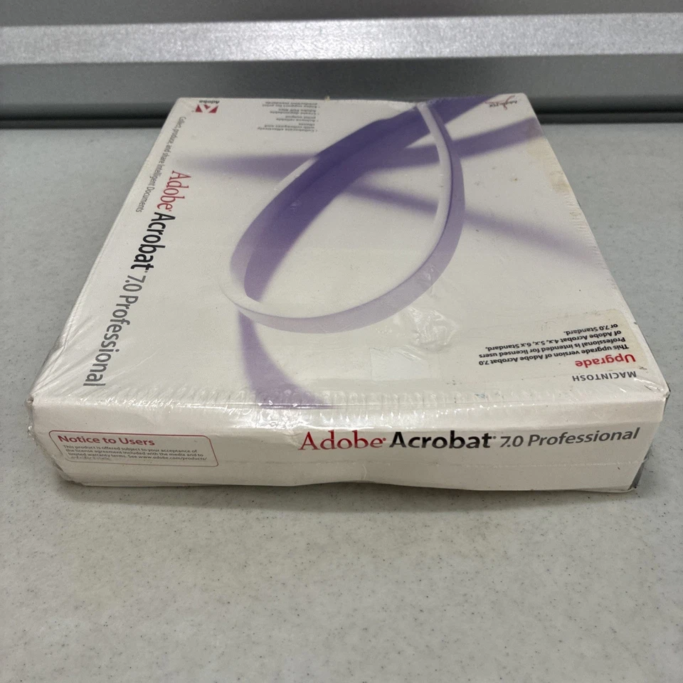 Adobe Acrobat 7.0 Professional For Mac (Upgrade VERSION) *NOS/ Sealed - Image 3 of 4