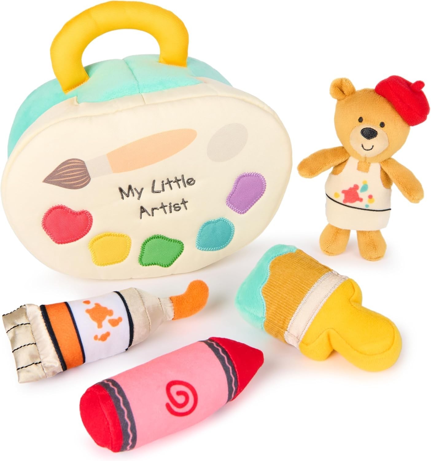 GUND Baby My Little Artist 5-Piece Plush Playset Sensory Toy