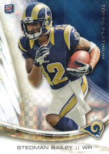 2013 Topps Platinum Xfractors #125 Stedman Bailey RC St. Louis Rams