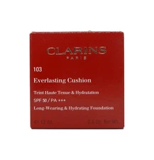 Clarins Everlasting Cushion Long-Wearing & Hydrating Foundation 103 Ivory 0.5 Oz