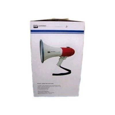 MG Electronics PGM25 MegaPhone 25Watts Indoor/Outdoor With Carrying Case