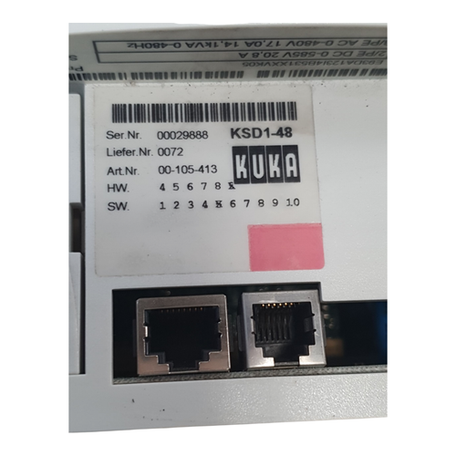 KUKA KSD1-48 Stellantrieb E93DA123I4B531 14,1kVA 00-105-413 - Picture 3 of 9