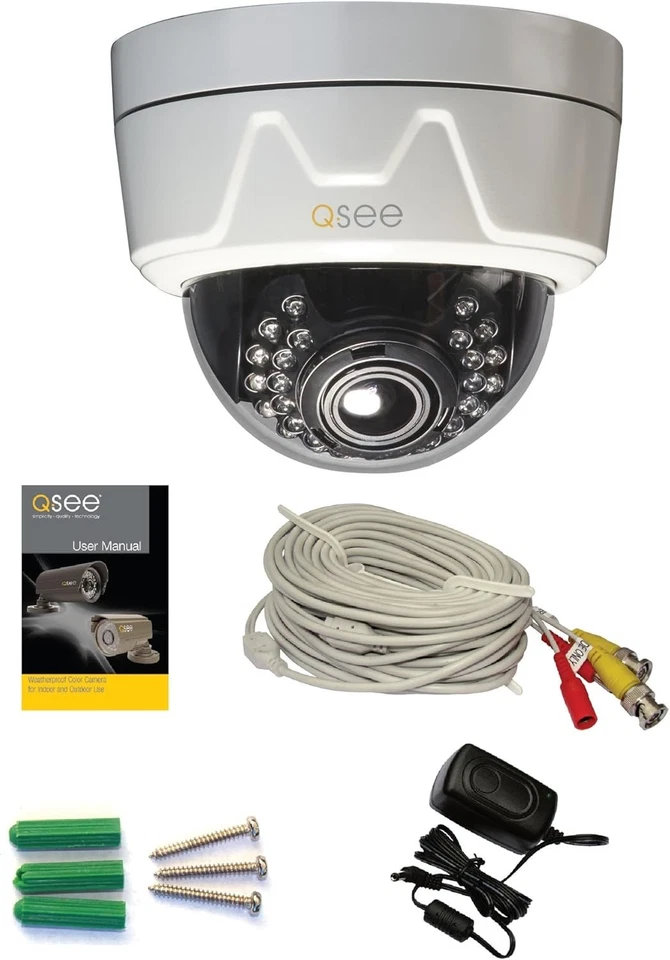 Cámara Q-SEE QD6507D de alta resolución de visión nocturna resistente a la intemperie 650TVL + 100 pies Foto 2 de 4