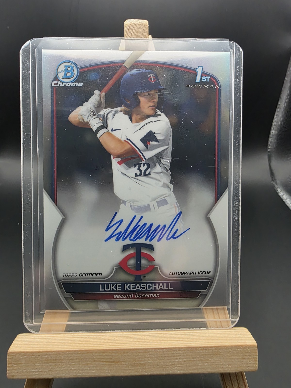 2023 Bowman Draft Luke Keaschall 1st Chrome Refractor Auto /499