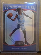2021-22 Panini Select Ja Morant 75 Years Of The NBA Silver Prizm Holo #54