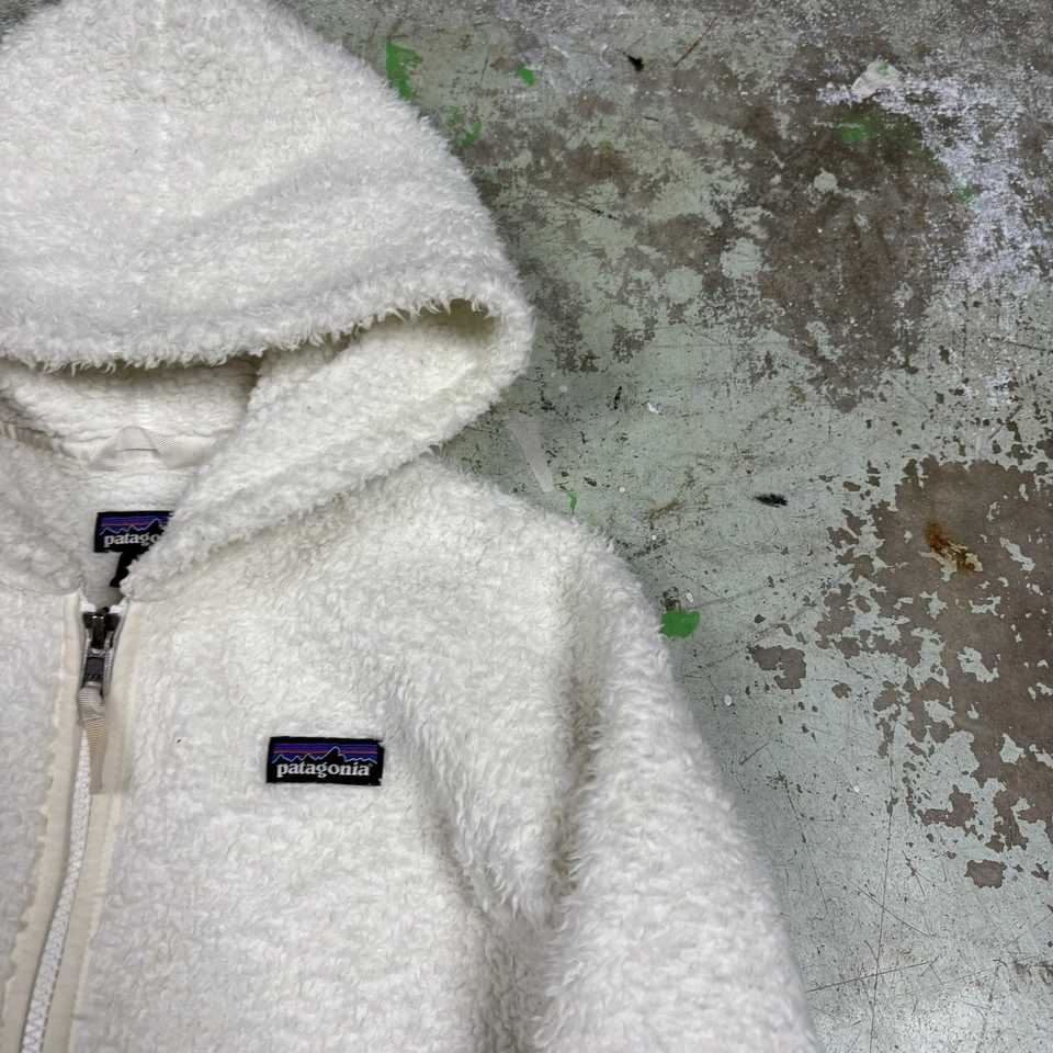 Capuz feminino Patagonia Los Gatos com zíper completo tamanho pequeno 7/8 65485 branco ao ar livre - Imagem 3 de 4