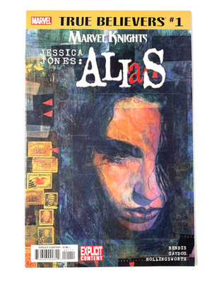 Marvel TRUE BELIEVERS JESSICA JONES: ALIAS (2018) #1 Reprints Key 1st App Bendis