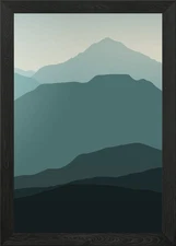 Landscape Set Right (3 of 3) Framed Wall Art Poster Canvas Print Picture