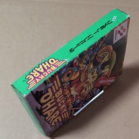 There is a box theory Bucky O'Hare Famicom retro game FC Konami KONAMI